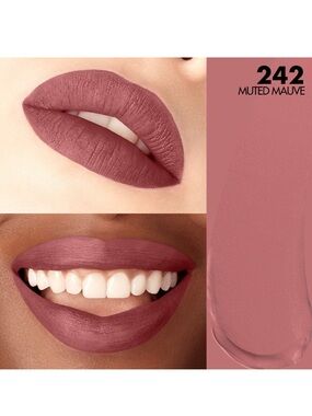 Makeup forever matte liquid lipstick in Blossom for Eternity 242 (Muted Mauve)